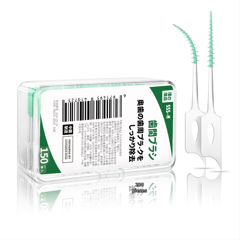 Μεσοδόντια βούρτσα, Ι-σχήματος ευθεία διάκενο, μαλακό μοντέλο βούρτσας, 20 τεμάχια ανά κουτί