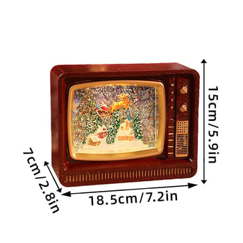 Božićni ukras s glazbenom kutijom - TV inspiriran, plastika i smola, božićna dekoracija, poslovni stil