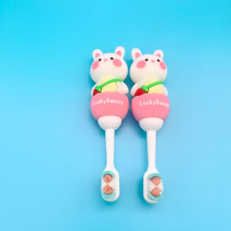 Χειροκίνητη οδοντόβουρτσα Happy Tooth Baby για παιδιά, εξαιρετικά μαλακές τρίχες, μήκος 11,5 cm, μοντέλο 054