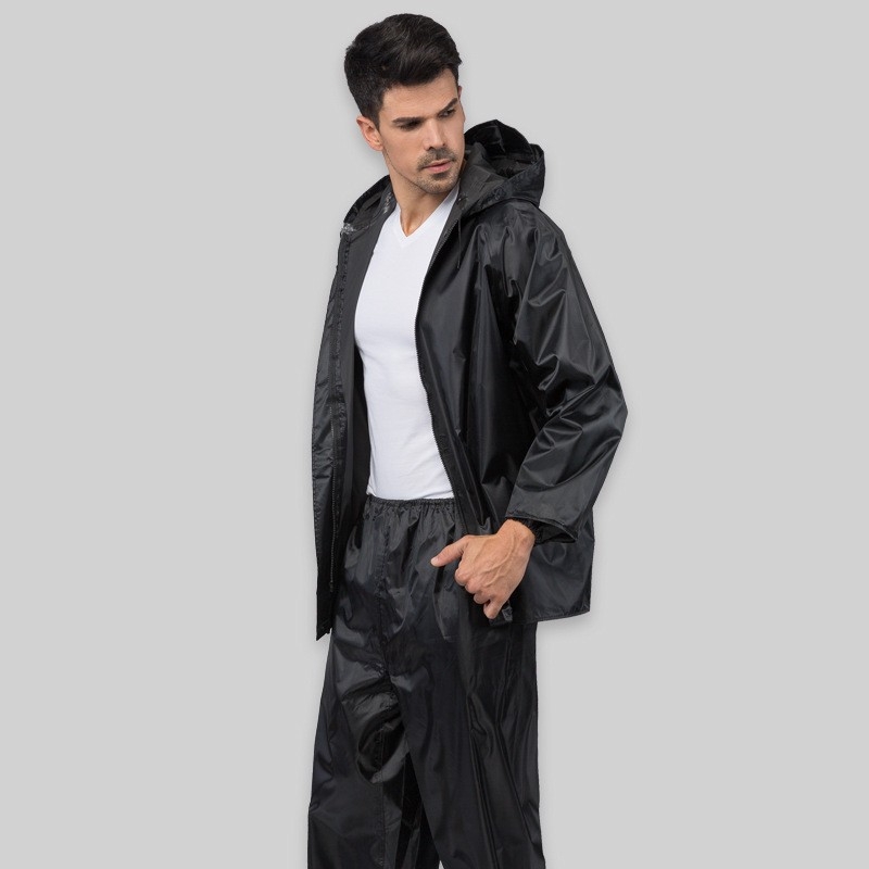 99-tip split kišnu kabanicu i hlače set za odrasle, vodootporan, reflektirajući elementi, za vožnju motorom i gradilište