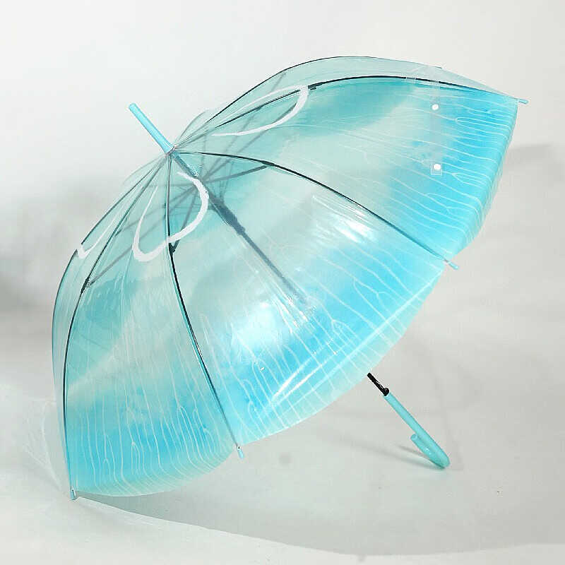 Shu yi poluautomatski kišobran s dugačkom drškom, neutralan stil, platno od TPE