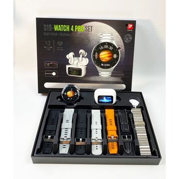 Pametni sat D19watch 4 Proset s kružnim TFT zaslonom, kućište od titanijske legure, magnetsko punjenje, praćenje otkucaja srca i broja koraka