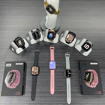 H9Promax Privatni Model Pametni Sat, Kućište od titanijeve legure, Kvadratni brojčanik, Android-kompatibilan, 7–14 dana trajanja baterije