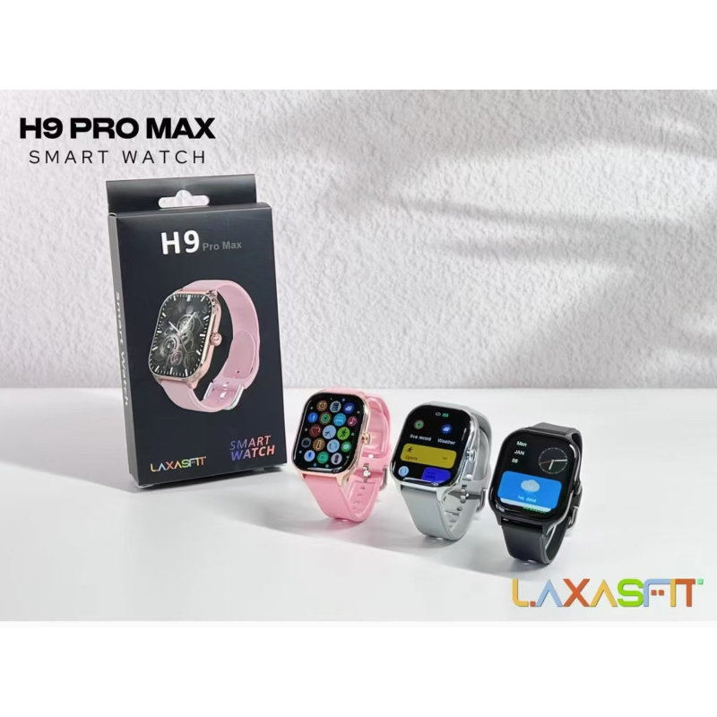 H9Promax Privatni Model Pametni Sat, Kućište od titanijeve legure, Kvadratni brojčanik, Android-kompatibilan, 7–14 dana trajanja baterije