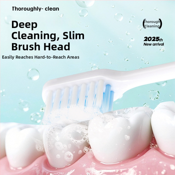 Double Clean W155 χειροκίνητη οδοντόβουρτσα με μαλακές τρίχες για διαμεσοδόντιο καθαρισμό, για ενήλικες