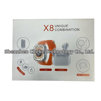 X8 Smartwatch set s Bluetooth pozivima, praćenje srčanog ritma, brojanje koraka, TFT zaslon, aluminijsko kućište