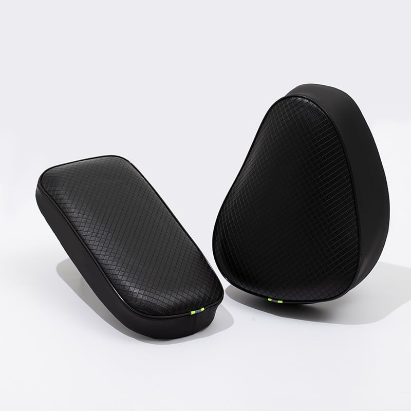 Κάλυμμα καθίσματος ηλεκτρικού ποδηλάτου, σετ 2 τεμαχίων, αδιάβροχο και UV-ανθεκτικό, τεχνητό δέρμα, εκτύπωση λογότυπου, προσαρμοζόμενο