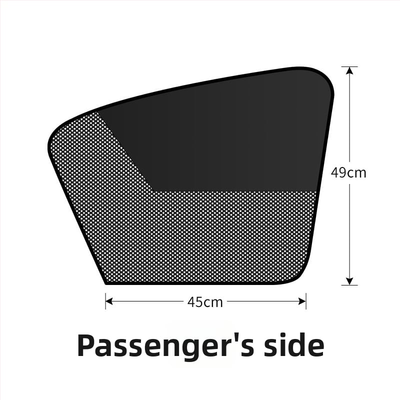 Κουρτίνα σκίασης αυτοκινήτου με διπλό πλευρικό πλέγμα, μαγνητική προσάρτηση, θερμομόνωση και προστασία από το φως για τα παράθυρα του αυτοκινήτου
