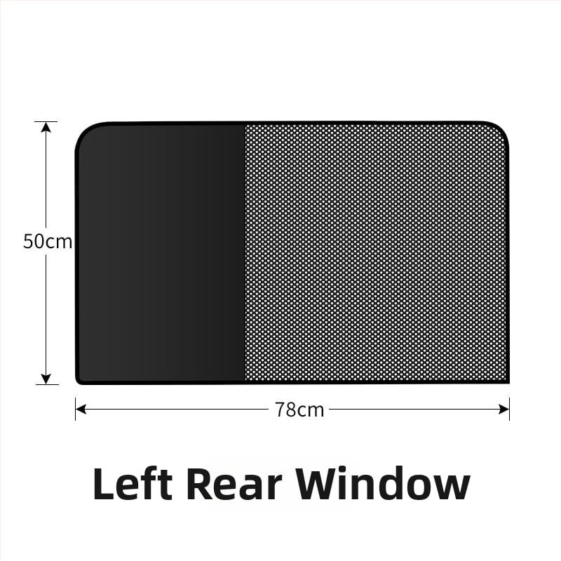 Κουρτίνα σκίασης αυτοκινήτου με διπλό πλευρικό πλέγμα, μαγνητική προσάρτηση, θερμομόνωση και προστασία από το φως για τα παράθυρα του αυτοκινήτου