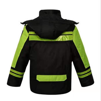 Poncho impermeabil cu căptușeală groasă din bumbac, detalii reflectorizante, căptușală detașabilă din bumbac (țesătură Oxford)