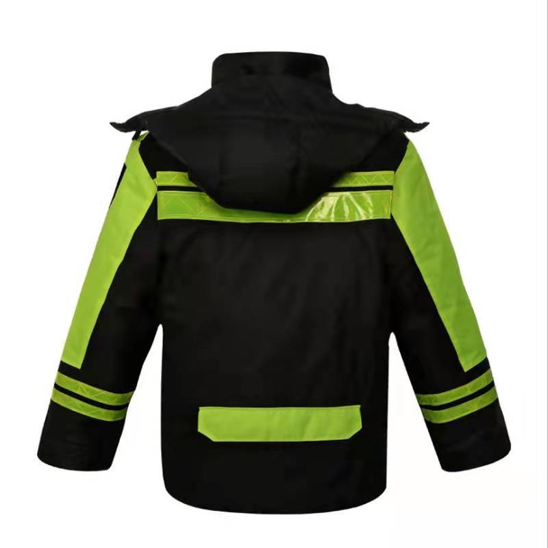 Poncho impermeabil cu căptușeală groasă din bumbac, detalii reflectorizante, căptușală detașabilă din bumbac (țesătură Oxford)