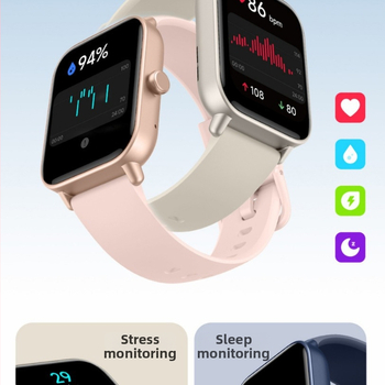 IDW19 Smart Hodinky: Bluetooth volania, sledovanie srdcového tepu a okysličenia krvi, hlasový asistent; špecifikácie: 180 mAh batéria, TFT displej, titántový rám, silikónový remienok