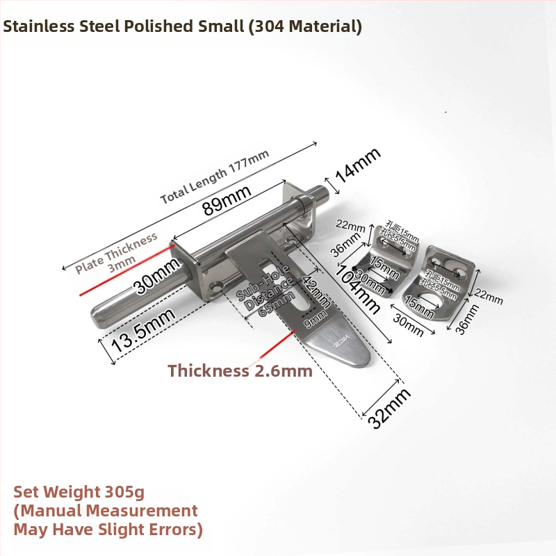 Gujiu Jian Premium Mortise Lock – Zámka na dvere Buckle-Type, Nerezová oceľ, Model: Premium Mortise Lock, Povrchová úprava: Mechanické leštenie