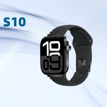 S10 pametni sat s praćenjem otkucaja srca, krvnog tlaka i zasićenosti krvi kisikom, praćenje sna i brojanje koraka; kućište od titanijeve legure, TFT zaslon, 200 mAh baterija, Bluetooth pozivi, bežično punjenje, kompatibilno s iOS-om