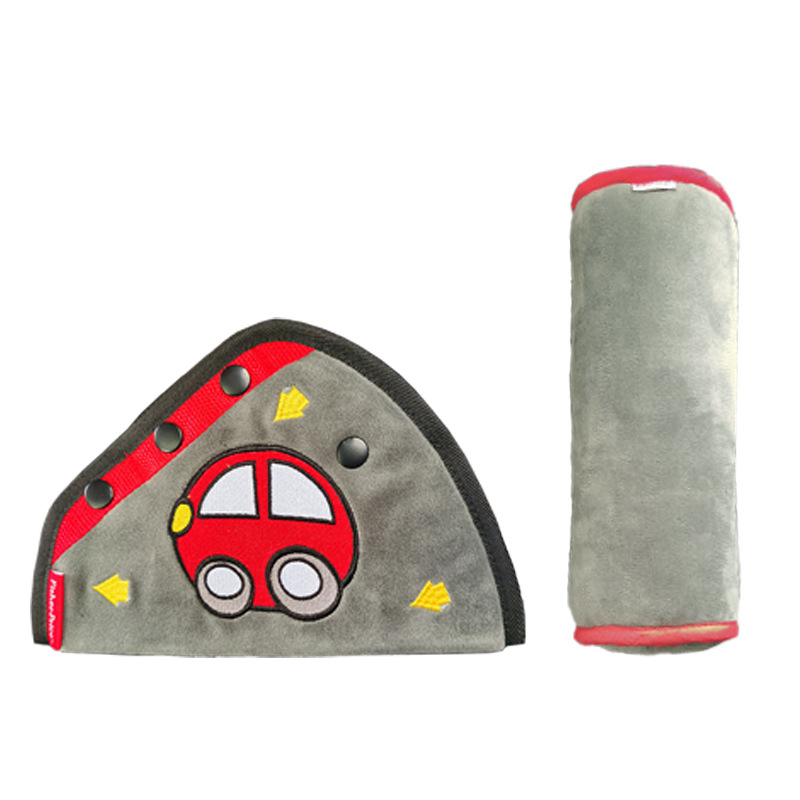 Dječji jastuk za sigurnosni pojas, Cartoon dizajn, 100% pamuk, Start Protection, težina 0,2 kg, podrijetlo Qingdao, tiskani logo OK