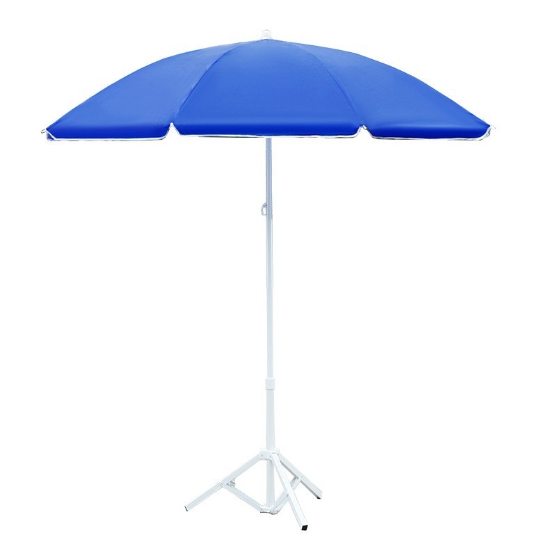 Suncana kišobran s tiskom logotipa, 8-rebrni željezni okvir, poliester 170T, UPF>50, ručno otvaranje