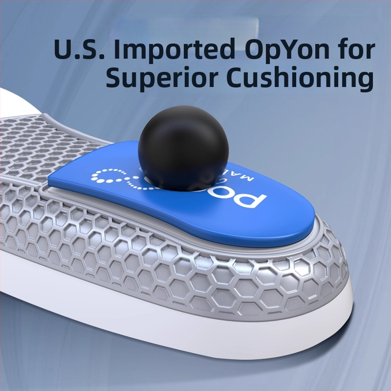 Vložky s oporou klenby do športových topánok, PU materiál, model P923poron arch, celá vložka, tlmenie nárazov, vhodné pre tenisky, kožené topánky a bežné topánky