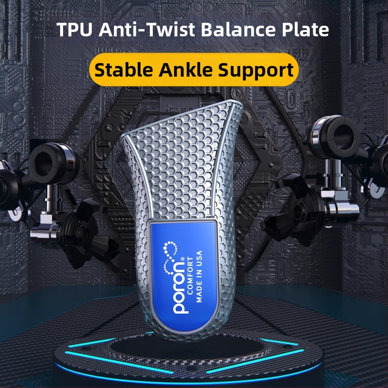 Vložky s oporou klenby do športových topánok, PU materiál, model P923poron arch, celá vložka, tlmenie nárazov, vhodné pre tenisky, kožené topánky a bežné topánky