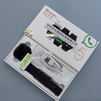 Microwear Ultra5 Plus pametni sat s AMOLED zaslonom, kućište od titanijske legure, 1GB memorije, Bluetooth pozivi, praćenje srčanog ritma