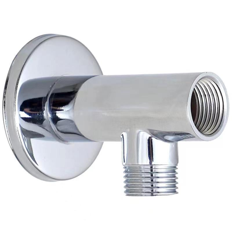 Četverokutna zidna baza za slavinu, skrivena i površinska montaža, bakar/nerđajući čelik, moderni minimalistički stil