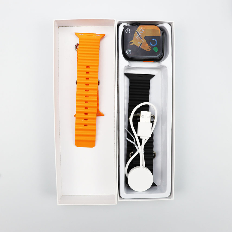 T800Ultra okosóra Bluetooth hívásokkal, pulzusmérés, vér oxigénszint mérése, alvásfigyelés, távoli selfie