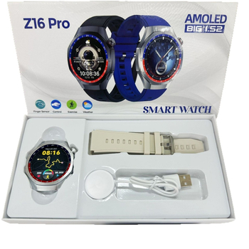 Z16 Pro pametni sat s praćenjem otkucaja srca, Bluetooth pozivi, poruke, AI glasovni asistent, dnevna vodootpornost