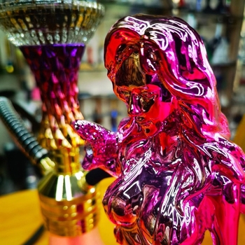 Nargila od smole, oblik božice sa svjetlećim efektom, set od 4 komada, SILU