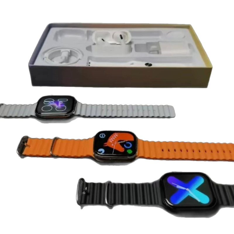 Pametni sat s uključenim Bluetooth slušalicama, aluminijsko kućište, IPS zaslon, sportska silikonska narukvica, praćenje otkucaja srca i zasićenja krvi kisikom, praćenje sna, Bluetooth pozivi, magnetsko punjenje, trajanje baterije 7–14 dana, kompatibilan s