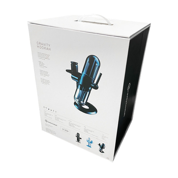 Gravity-stílusú Arab Hookah Szett, Fém, 360° Forgó Dupla Gravitációs Üveghookah, 4 Dobozos Készlet, Logó Nyomtatás Elérhető, Testreszabás