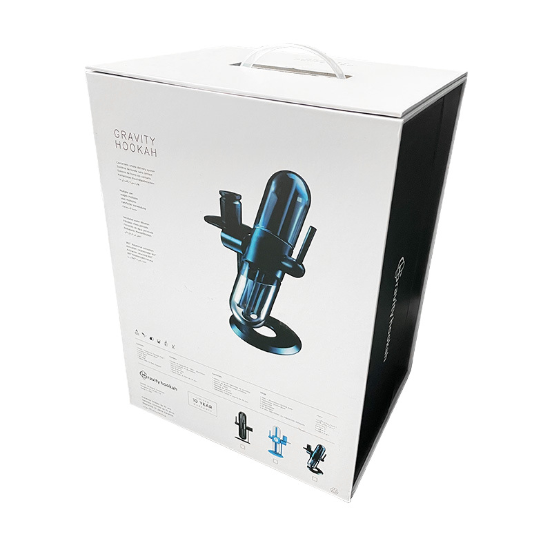 Gravity-stílusú Arab Hookah Szett, Fém, 360° Forgó Dupla Gravitációs Üveghookah, 4 Dobozos Készlet, Logó Nyomtatás Elérhető, Testreszabás