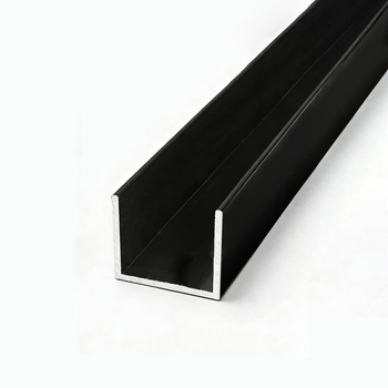 Üveg bemutató szekrény U-alakú vezetősínekkel (egy- és kétsávos) - alumínium ötvözet, felületkezelés permetezéssel, márka Hzone/Light Elephant, modern minimalizmus