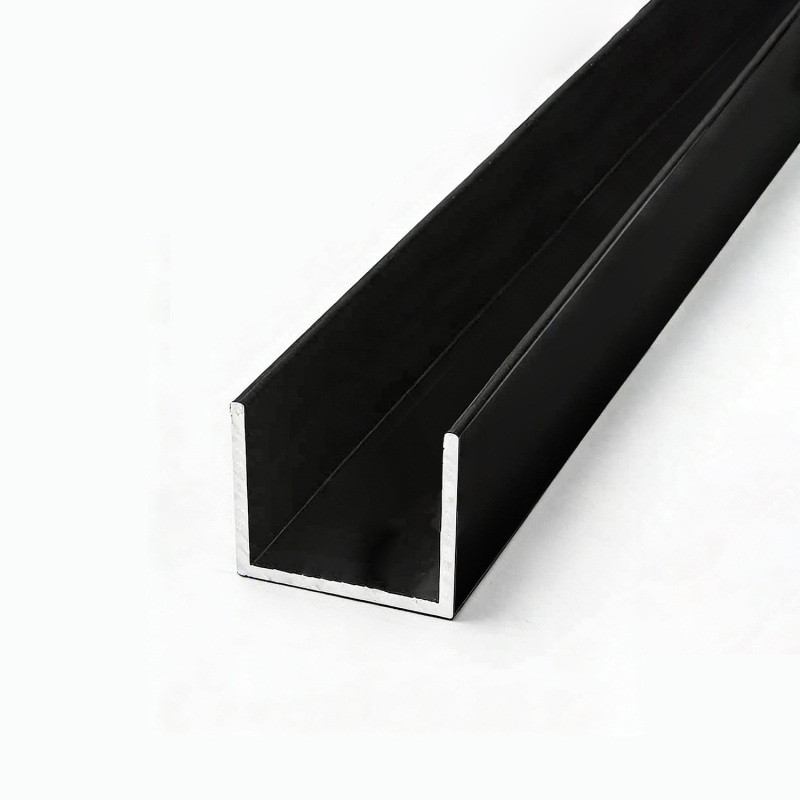 Üveg bemutató szekrény U-alakú vezetősínekkel (egy- és kétsávos) - alumínium ötvözet, felületkezelés permetezéssel, márka Hzone/Light Elephant, modern minimalizmus