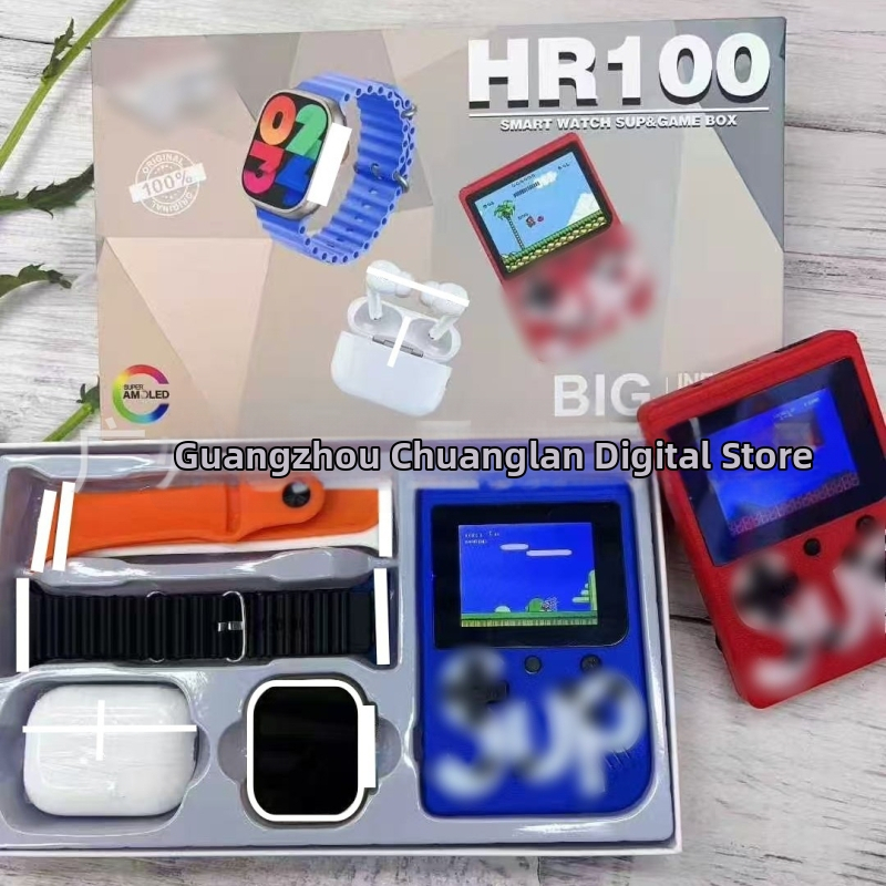 HR100 pametni sat za muškarce s AMOLED zaslonom, kućište od titanijeve zlitine, Bluetooth pozivi, praćenje otkucaja srca i SpO2, praćenje sna, bežično punjenje