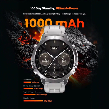 X3 okosóra AMOLED kijelzővel, Bluetoothos hívás, szívritmus-nyomon követés, vér oxigén szint mérése, alvásfigyelés