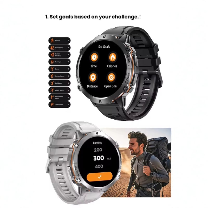 X3 okosóra AMOLED kijelzővel, Bluetoothos hívás, szívritmus-nyomon követés, vér oxigén szint mérése, alvásfigyelés