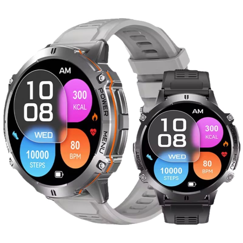 X3 okosóra AMOLED kijelzővel, Bluetoothos hívás, szívritmus-nyomon követés, vér oxigén szint mérése, alvásfigyelés