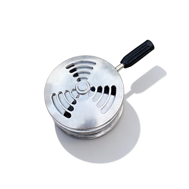 Füstölő serpenyő fémből Dahong 2315462, Szén-izoláció, Szélvédett