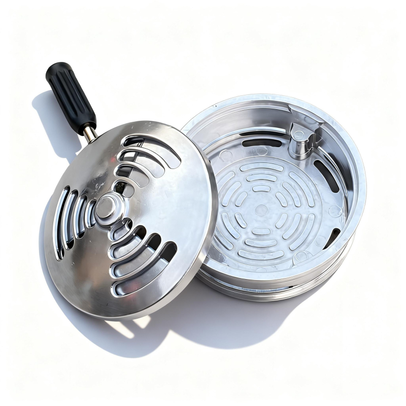 Füstölő serpenyő fémből Dahong 2315462, Szén-izoláció, Szélvédett