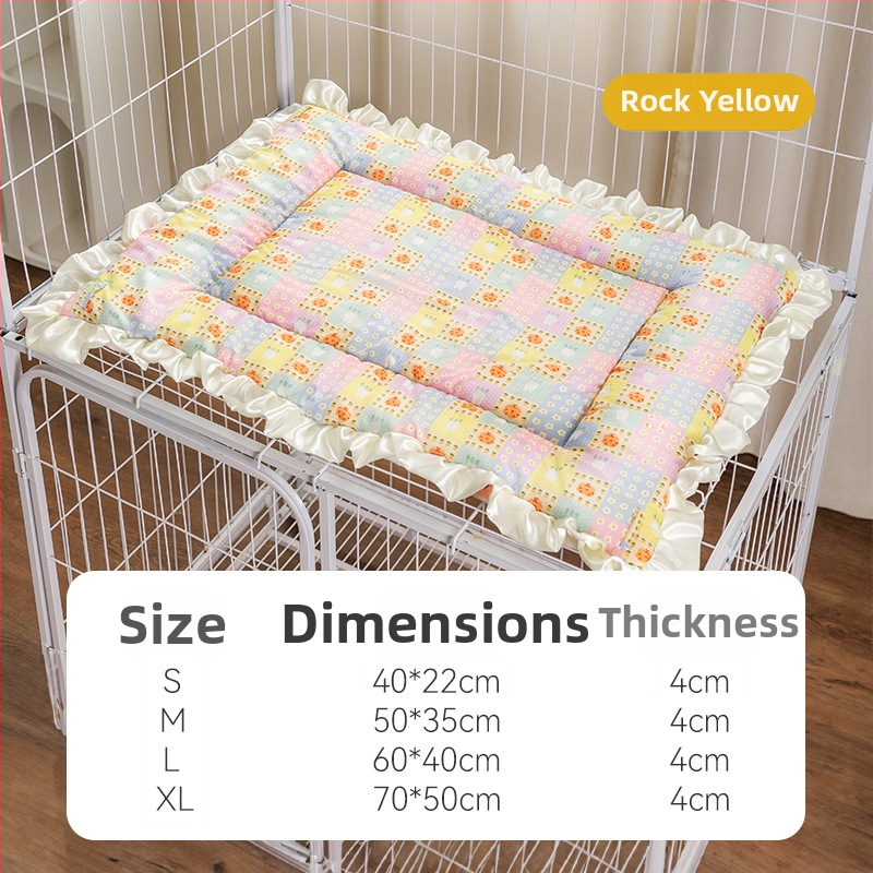 Памучен котешки мат за клетка и гнездо – всесезонно използване, подходящ за котки и кучета, марка Favorite