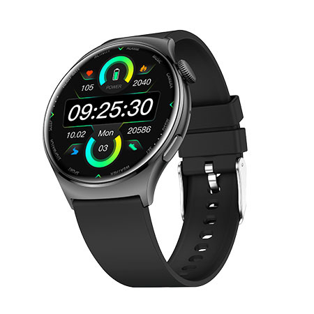 QX10 pametni sat s AMOLED zaslonom, vodootporan za sport, Bluetooth pozivi, praćenje zdravlja (otkucaji srca, krvni tlak, zasićenost kisikom), praćenje sna