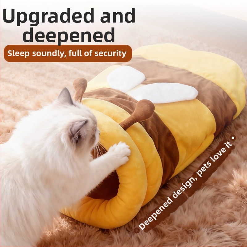 Котешко спално гнездо с обвивка, дебело и топло; материал Crystal super soft; произход Шандонг; предназначено за котки; категория: гнезда и клетки за домашни любимци; авторизирана частна марка