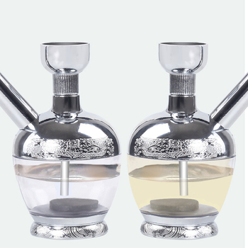 Komplet narghile: metalna vodena lula, prenosno, dvostruki filtr, uklonjivi dijelovi za jednostavno čišćenje