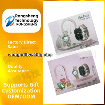 A58Plus pametni sat – promjer 44 mm+, TFT zaslon, silikonasta narukvica, mjerenje srčanog pulsa, praćenje sna