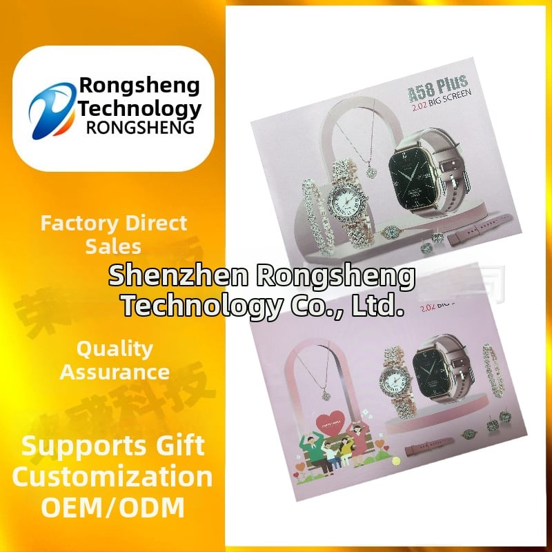 A58Plus pametni sat – promjer 44 mm+, TFT zaslon, silikonasta narukvica, mjerenje srčanog pulsa, praćenje sna