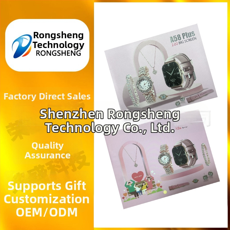 A58Plus pametni sat – promjer 44 mm+, TFT zaslon, silikonasta narukvica, mjerenje srčanog pulsa, praćenje sna