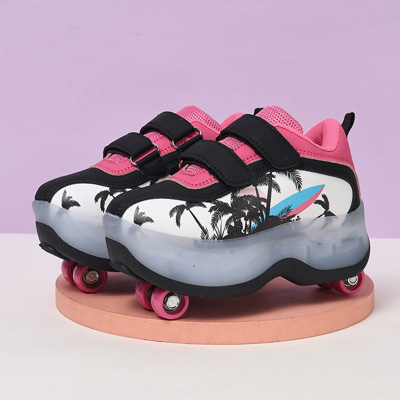 Heelys tenisice za dječake s dvostrukim redom kotača, PU kotači, TPR potplat