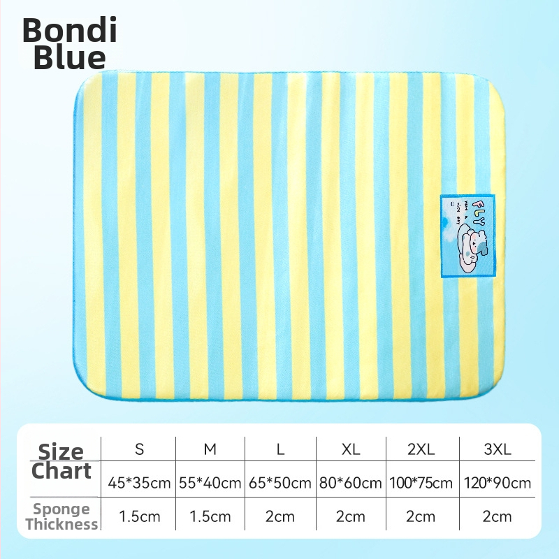 Дишаща лятна подложка за домашни любимци — за котки и малки кучета, Oxford плат, вътрешна употреба