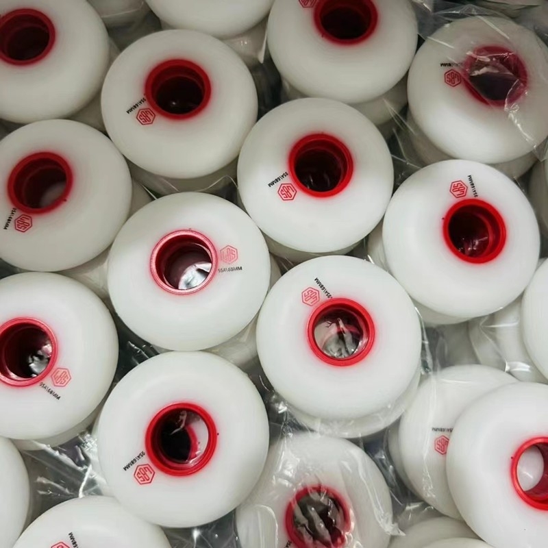 In-line πατίνια με PU επάνω μέρος, TPR σόλα, με έναν τροχό