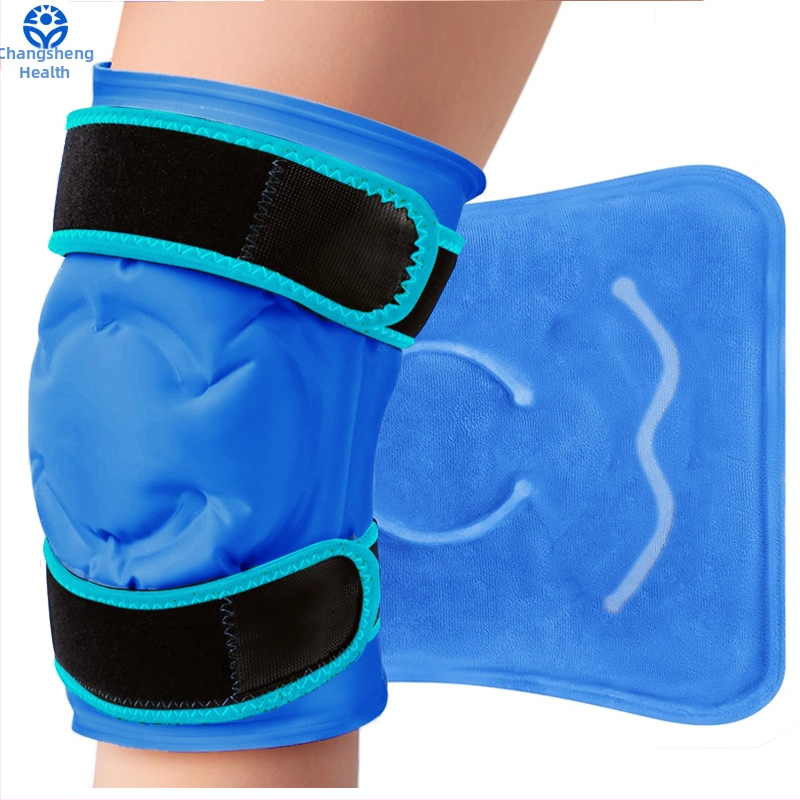 Гел подложка за коляно за горещо и студено лечение – едноразмерна, найлонова материя, 700 g