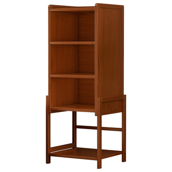 Polica za knjige Haichuan, moderan minimalistički stil, Nanzhu + MDF, model 25579